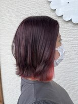 ヘアーサロン ナナン(Hair Salon nanan) インナーカラー×ネオンピンク
