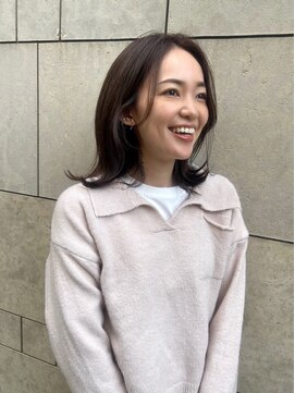 レ セゾン(Les Saisons) 【MASSATO PARIS成田佑弥】大人女性に◎センターパートミディ