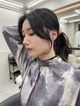 ロンド マーレ 天神大名店(Lond mare) ロングヘア/グレージュカラー/ココアベージュ/小顔顔周り