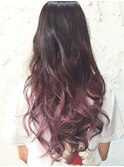 《grow 大井町》ピンクパープルグラデーションロング