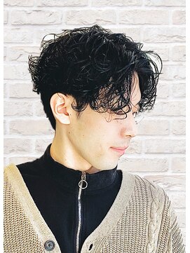 オールデイハローズ(ALL DAY HELLO'S) 20代30代40代メンズ大人グランジ黒髪モテパーマ【河原町】