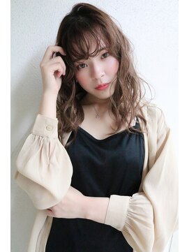 ブゾン(buZon) 【buZonブゾン】くっきりウェーブ×ベージュカラー