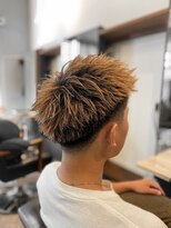 アイリーヘアデザイン(IRIE HAIR DESIGN) 【IRIE HAIR赤坂】メンズカット×ハイトーン×アップバング