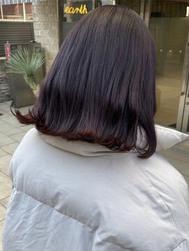 アース 高円寺店(HAIR & MAKE EARTH) ほんのりラベンダーカラー♪