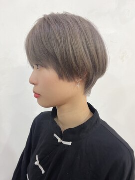 イーストハムアール(EAST HAM r) マッシュショート/アッシュグレー