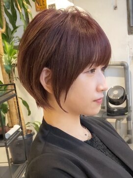 トト 船橋店(toto.) 黒髪/グレーベージュ/レイヤーロング/前髪パーマ[西船橋/津田沼]