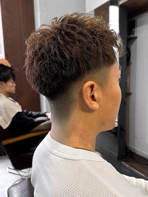 【IRIE HAIR赤坂】アップバングショートメンズパーマ