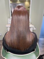 アルル 銀座(alulu)&nbsp;酸熱カラートリートメント☆グレージュカラー☆ロングヘア