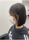 切りっぱなしボブ