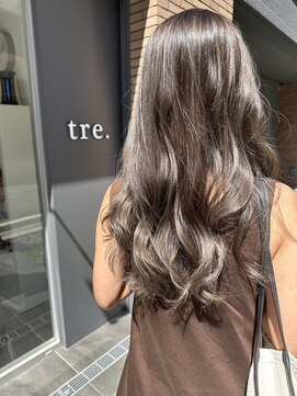 トレ(tre.) 髪質改善カラー×ioLuトリートメント【甲子園口/髪質改善】