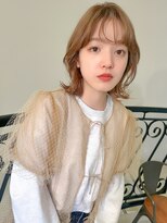 フェリア 梅田(FERIA)&nbsp;ミルクティーベージュ×レイヤーボブ【梅田　茶屋町】