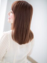 アートサロン センター北(art salon)&nbsp;センター北/髪質改善/斜めバング☆ベージュピンク☆ストレートh