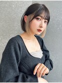ショート ボブ インナーカラー 韓国風41109