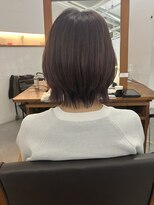 エフフォーユアヘアー 北方店(F for your hair)&nbsp;レイヤーミディアム　6レベルラベンダーブラウン