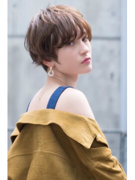 ケアリー 調布(Carelly) 大人かわいい前髪セシルカットココアブラウンフリンジウェーブ