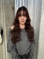 ステップボーンカット トーキョー(STEP BONE CUT TOKYO)&nbsp;【ステップボーンカット】ロングレイヤー/顔まわりカット/ピンク