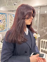 クレビア 名古屋(CreBiA)&nbsp;艶髪/透明感カラーレッドバイオレット