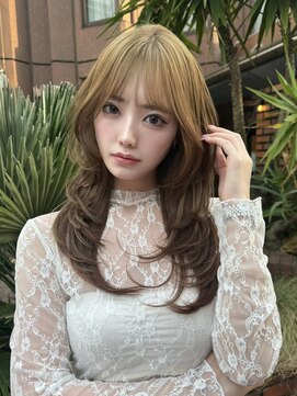 レディアル 渋谷(REDEAL) 韓国ヘア/ブリーチ/暖色カラー/ワンホン【レイヤー/渋谷】