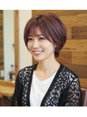 小顔ショート20代30代40代髪質改善白髪染め狭山ヶ丘駅
