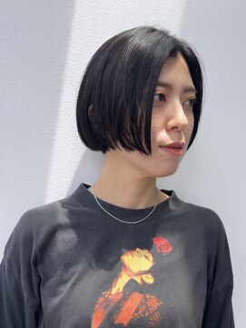 フォークロア 本店(Folk Lore) 夏ボブは黒い面積がが決めて！重さを計算してコンパクトに！