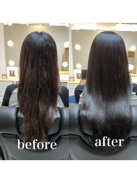 ツヤと髪 クリム(crim) クセ髪エステカラー ロング 白髪染め 30代、40代、20代