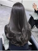 韓国風レイヤーカット顔まわりくびれオルチャン 心斎橋
