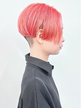 モリオ(morio) ＊前下がりショートハンサムショート刈り上げショート夏カラー