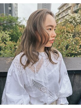 デイト(Dayt.) ハイトーンロング/オリーブカラー