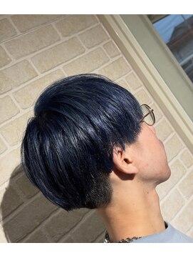 アボックス(abox) 青髪マッシュ