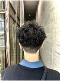 20代30代メンズツイストパーマ束感オシャレ感ショート