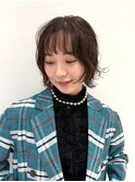 柔らかレイヤーでつくる大人ショートボブ