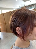 Pink purple/inner pink/shortbob