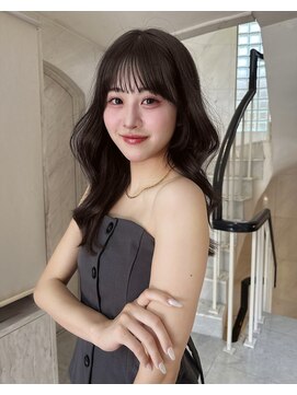 艶髪/ラベンダーグレージュ/ダブルケアカラー/ブリーチなし