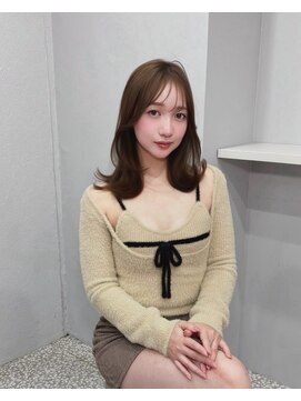 ボタン コロン 表参道 原宿(VOTAN COLON) くびれミディアム/ミディアムレイヤー/顔まわりカット