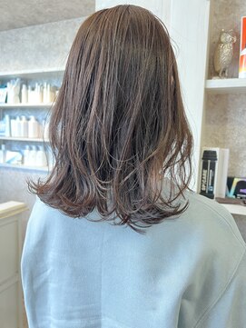 キャアリー(Caary) 福山市美容室Caaryセミロング外ハネレイヤー春スタイル