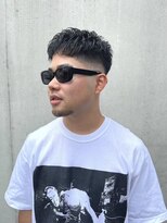 プールサイド(POOLSIDE)&nbsp;ミドルフェード　スキンフェード　クロップスタイル　福岡　吉塚