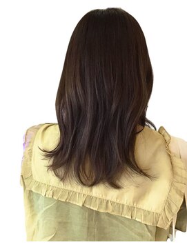 ヘアーズファイン(hair's fine) 髪質改善ミディ韓国ブリーチなしカラー小顔30代40代50代