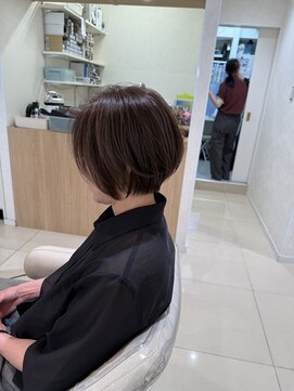 クレア 上大岡(CREA) 白髪ぼかしハイライト縮毛矯正ダブルカラー髪質改善30代40代50代
