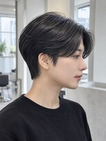 モト 船橋(moto)&nbsp;黒髪ハンサムショート×コンパクトヘア