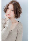 *LOREN*大人女性に似合うフレンチカール小顔ショートボブ