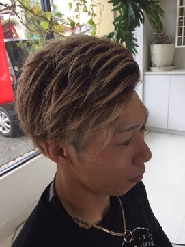 ヘア ナヴォーナ 大浦店(hair NAVONA) アシメ×フェード