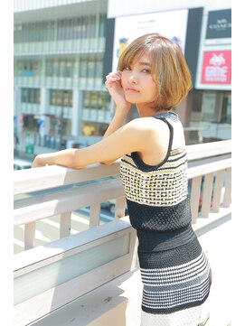 サイン ヘア イノベーション(sign HAIR INNOVATION) 大人可愛い、色気、小顔カットひし形シルエット【錦糸町】