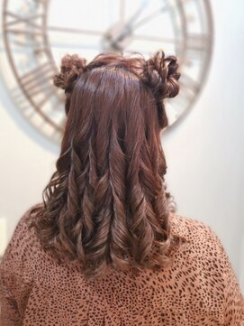 ヘアセットサロン ミント(Hair set salon MINT) ひつじさんハーフアップ