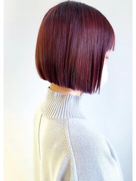 バブ バイネオリーブ(Bab by neolive) チェリーレッド×まとまるミニボブ