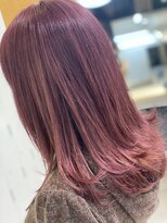 アプリバイリアン 浦和2号店(appri by Rien)&nbsp;ピンクダブルカラー/Aライン/かきあげ[浦和/浦和駅]