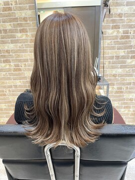 ペアル(PEAAL) 髪質改善トリートメント　ハイライト　ホワイトベージュ