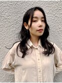 抜け感大人ロング