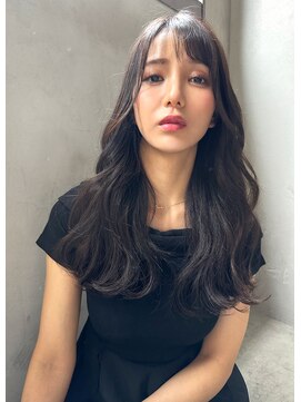 ザ キャンバス ミヤザキツネヒサ(THE CANVAS 宮崎恒久) 【CANVAS】アッシュブラック＿髪質改善＿ロング