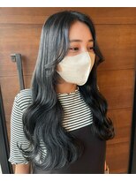 ヘア サークル ジープ 石井店(hair circle geep)&nbsp;重めロング×韓国バング