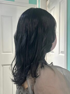 マティーナ ヘアー 池袋(Matina hair) 【艶感ブルーブラック】20代30代40代50代